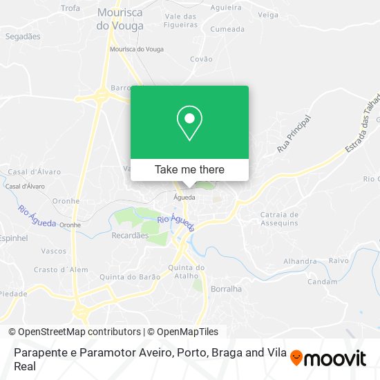 Parapente e Paramotor Aveiro mapa