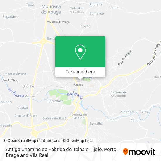 Antiga Chaminé da Fábrica de Telha e Tijolo mapa