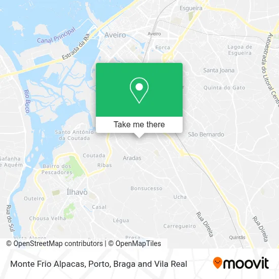 Monte Frio Alpacas map