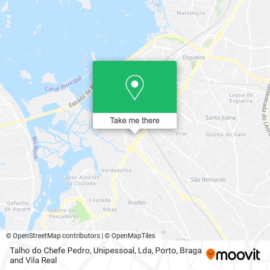 Talho do Chefe Pedro, Unipessoal, Lda mapa