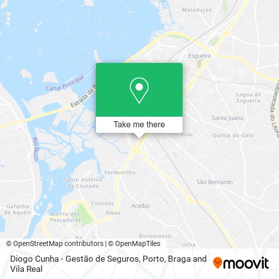 Diogo Cunha - Gestão de Seguros map