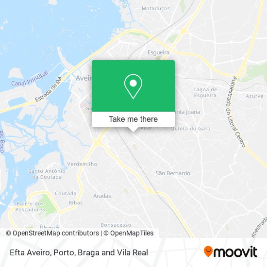 Efta Aveiro map