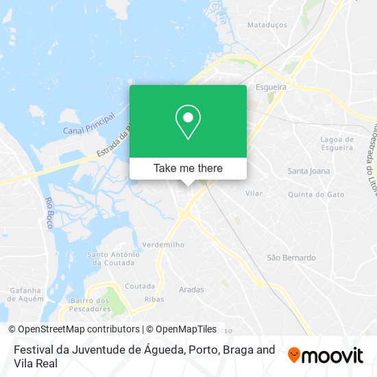 Festival da Juventude de Águeda map