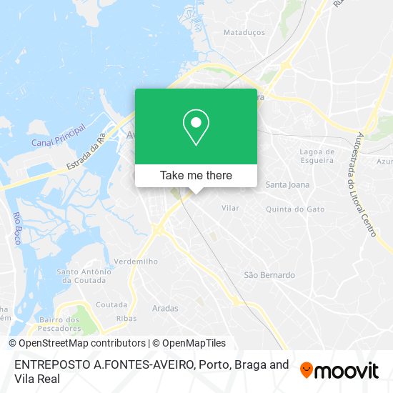 ENTREPOSTO A.FONTES-AVEIRO map
