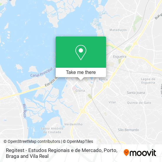 Regitest - Estudos Regionais e de Mercado map