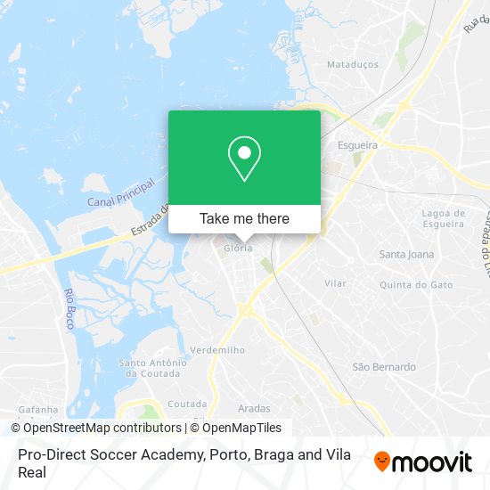 Pro-Direct Soccer Academy map