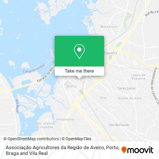 Associação Agricultores da Região de Aveiro map