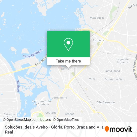 Soluções Ideais Aveiro - Glória map