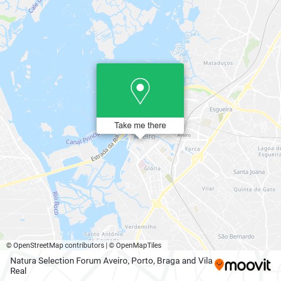 Natura Selection Forum Aveiro map