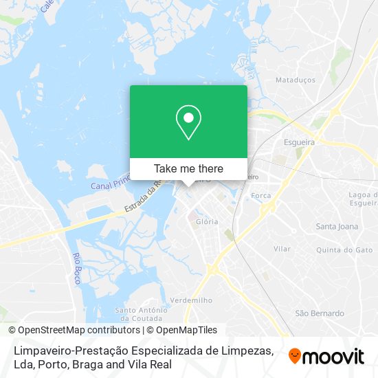 Limpaveiro-Prestação Especializada de Limpezas, Lda map