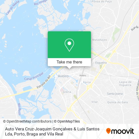 Auto Vera Cruz-Joaquim Gonçalves & Luís Santos Lda mapa