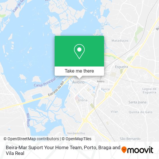 Beira-Mar Suport Your Home Team map