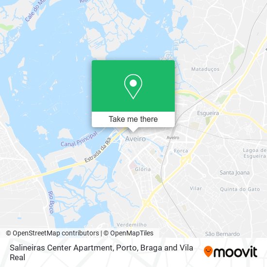 Salineiras Center Apartment map