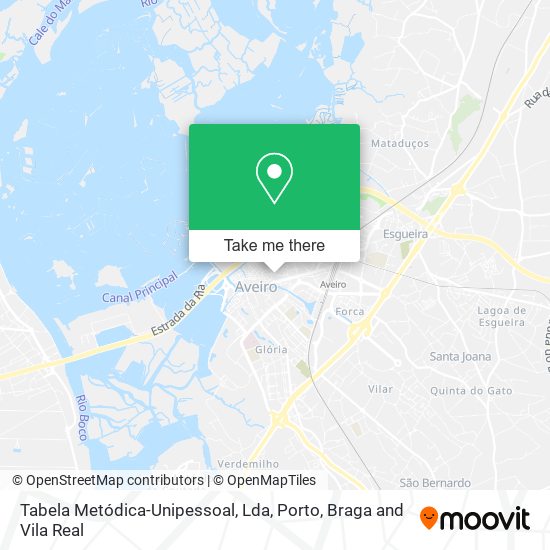 Tabela Metódica-Unipessoal, Lda mapa