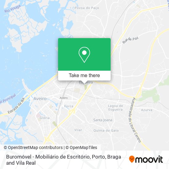 Buromóvel - Mobiliário de Escritório map