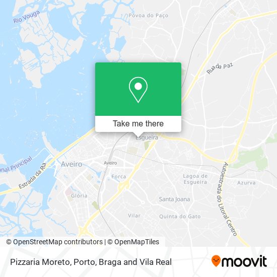 Pizzaria Moreto map