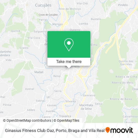 Ginasius Fitness Club Oaz mapa