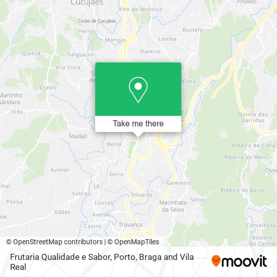 Frutaria Qualidade e Sabor map