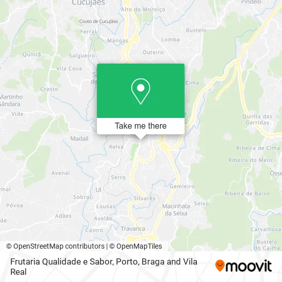 Frutaria Qualidade e Sabor map