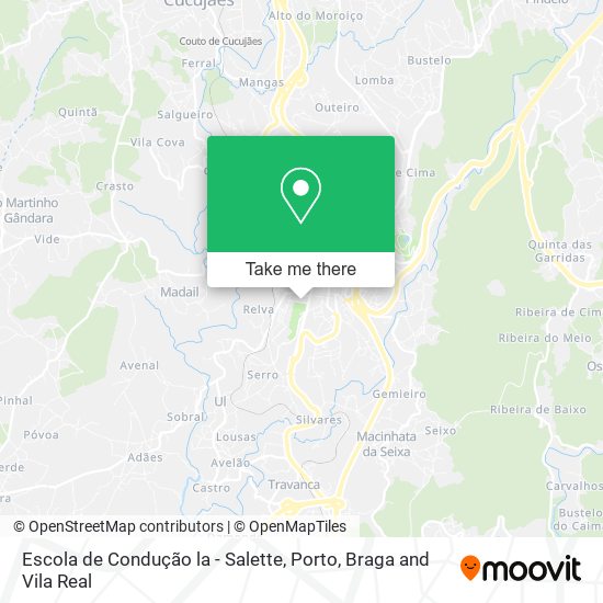 Escola de Condução la - Salette mapa