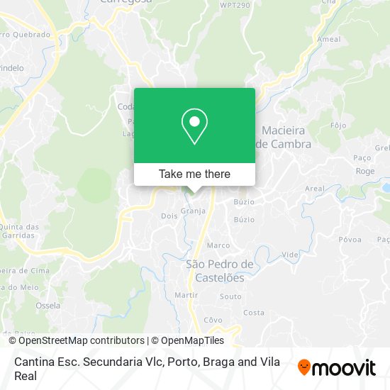 Cantina Esc. Secundaria Vlc mapa