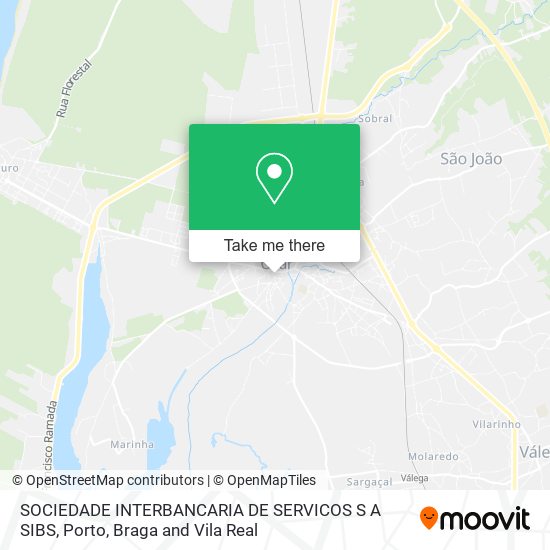 SOCIEDADE INTERBANCARIA DE SERVICOS S A SIBS mapa