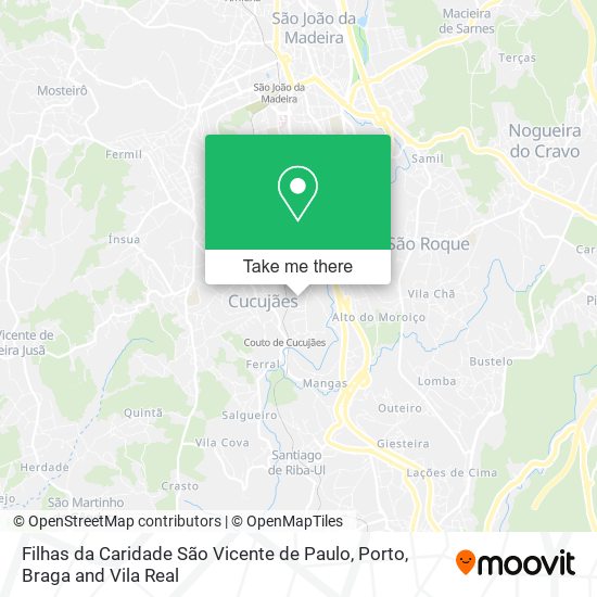 Filhas da Caridade São Vicente de Paulo map