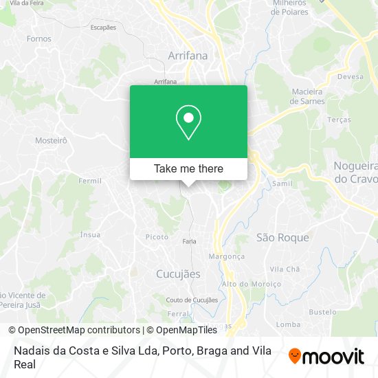 Nadais da Costa e Silva Lda map