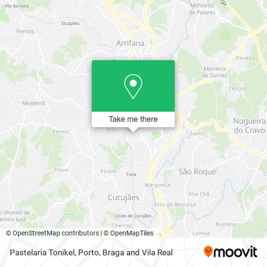 Pastelaria Tonikel mapa