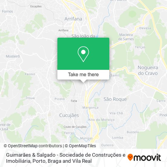 Guimarães & Salgado - Sociedade de Construções e Imobiliária mapa