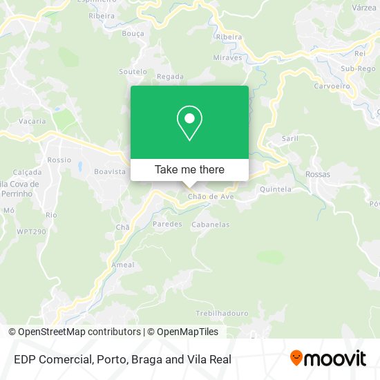 EDP Comercial map