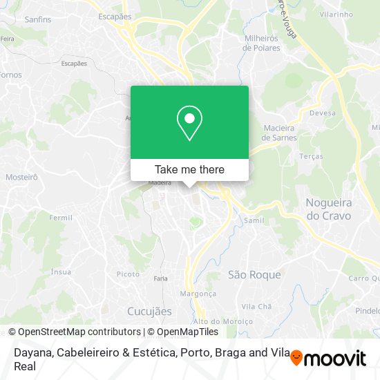 Dayana, Cabeleireiro & Estética map