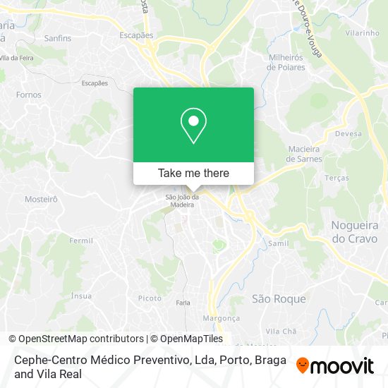 Cephe-Centro Médico Preventivo, Lda mapa