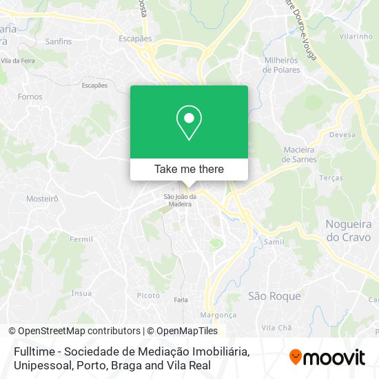 Fulltime - Sociedade de Mediação Imobiliária, Unipessoal map