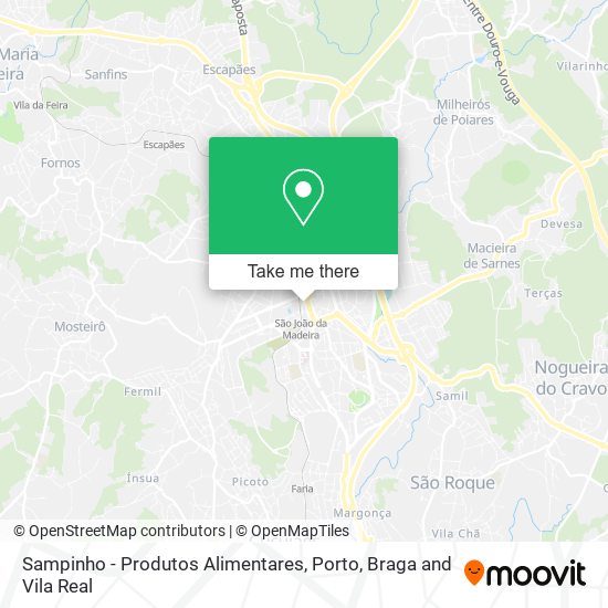 Sampinho - Produtos Alimentares map