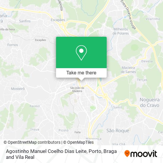 Agostinho Manuel Coelho Dias Leite map