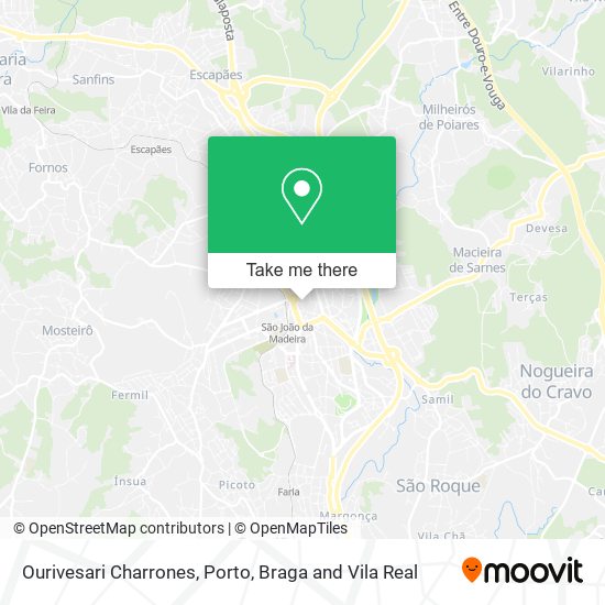 Ourivesari Charrones mapa