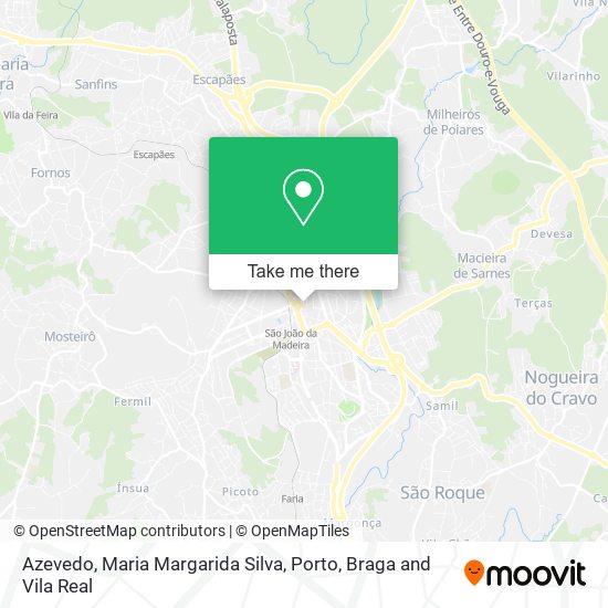 Azevedo, Maria Margarida Silva mapa