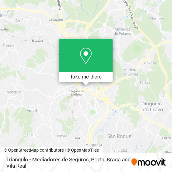 Triângulo - Mediadores de Seguros mapa