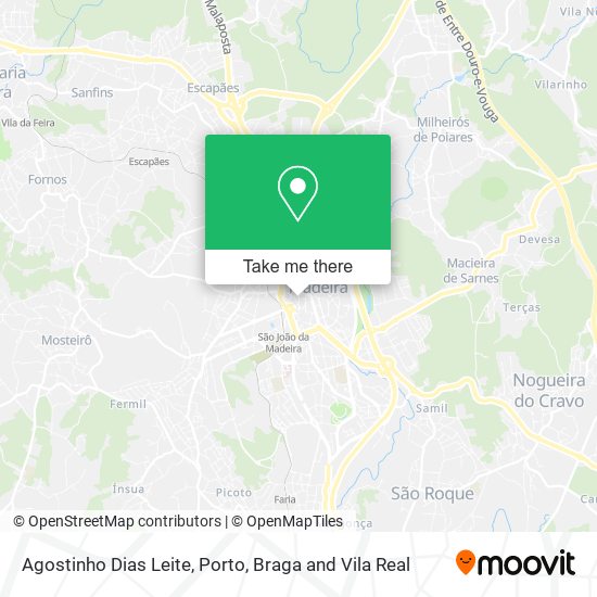 Agostinho Dias Leite map
