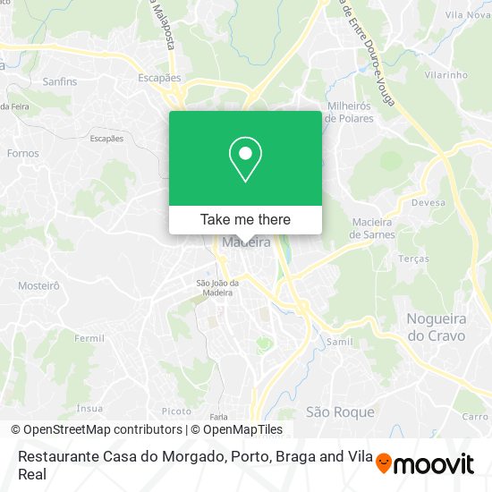 Restaurante Casa do Morgado mapa