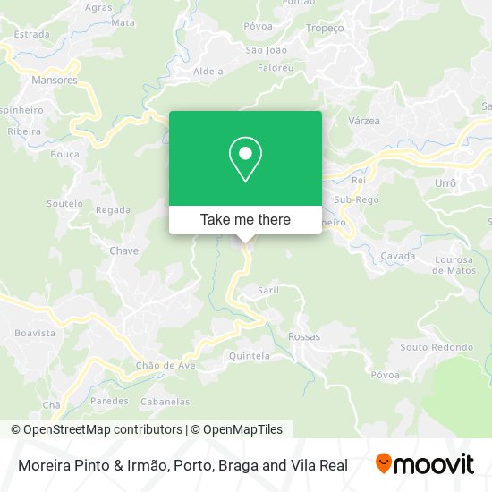 Moreira Pinto & Irmão map