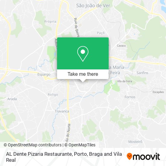 AL Dente Pizaria Restaurante map