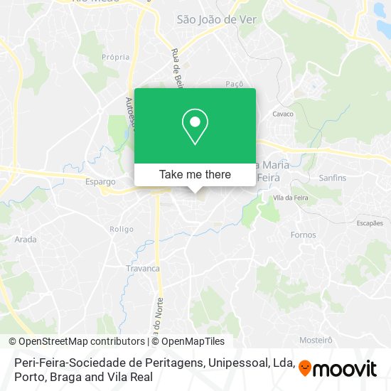 Peri-Feira-Sociedade de Peritagens, Unipessoal, Lda mapa