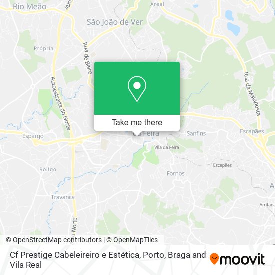 Cf Prestige Cabeleireiro e Estética mapa