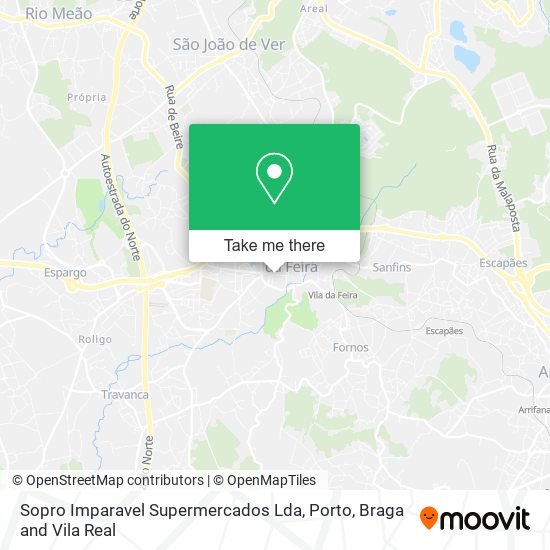 Sopro Imparavel Supermercados Lda mapa