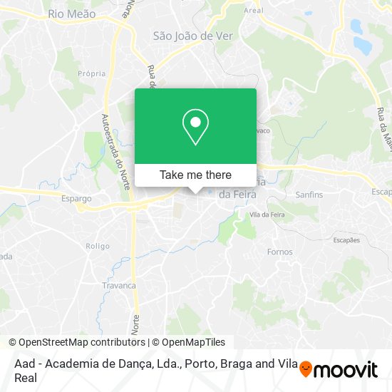 Aad - Academia de Dança, Lda. map