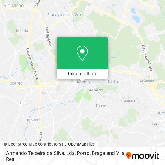 Armando Teixeira da Silva, Lda mapa