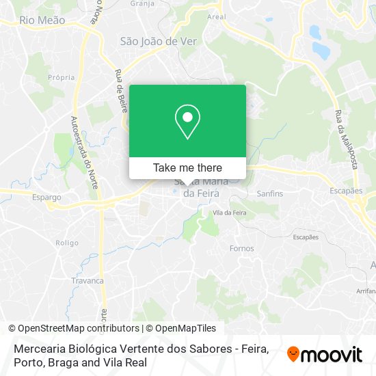 Mercearia Biológica Vertente dos Sabores - Feira map