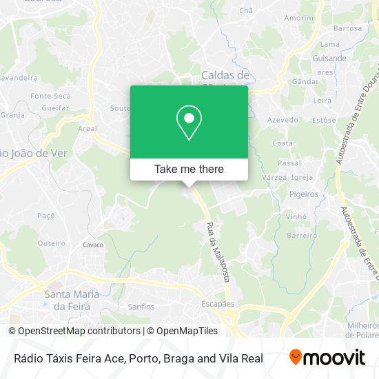 Rádio Táxis Feira Ace map